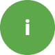 info icon green robotics